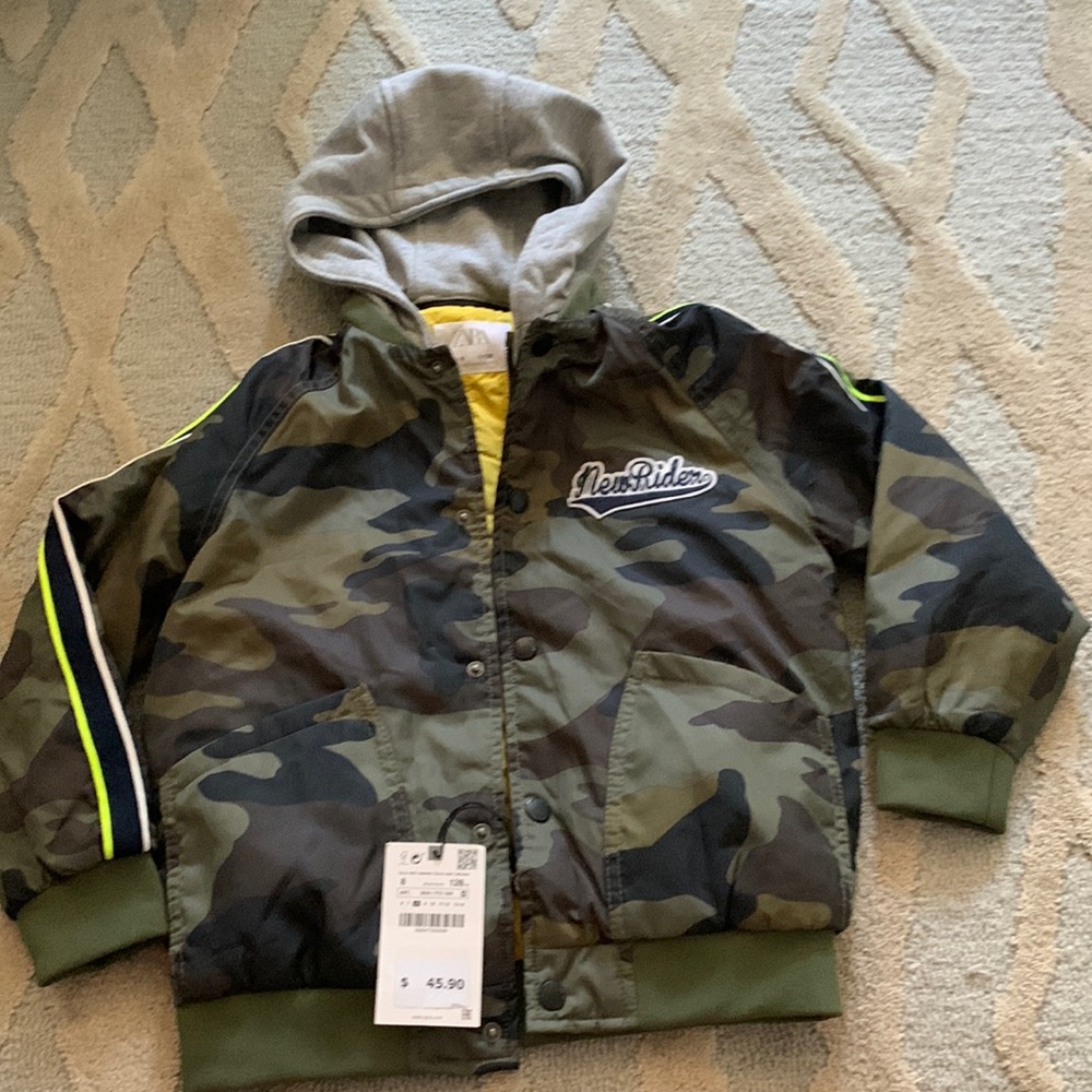 Zara camo jacket